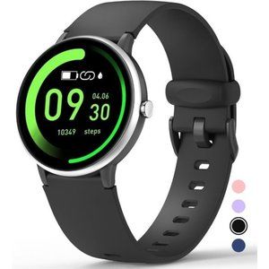 Kids Waterproof Black Smart Watch Fitness Tracker for Android iPhone